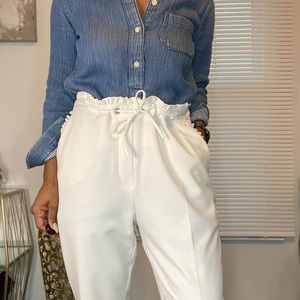 Worthington Cream Drawstring Pants